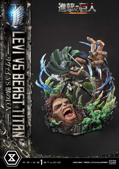 Levi versus Beast Titan (Bonus Version) TV animation Attack on Titan – Prime1Studio – ActionFigure Brasil