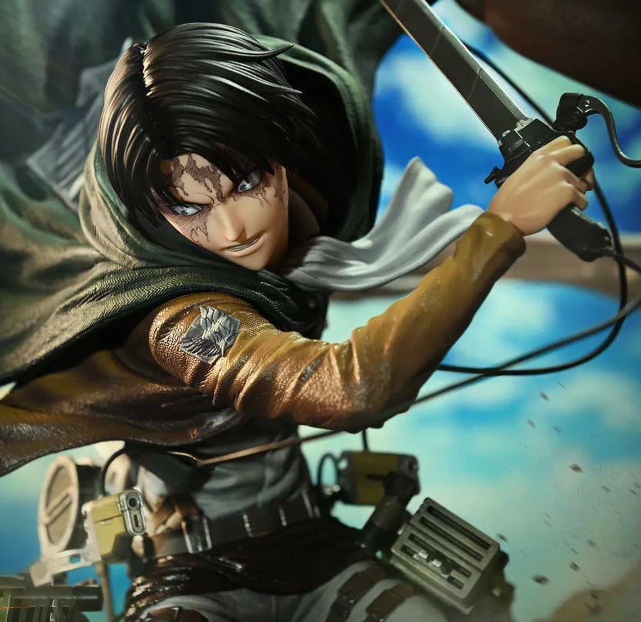 Levi vs. Beast Titan (Bonus Version) - LIMITED EDITION: TBD – Prime 1 Studio – ActionFigure Brasil