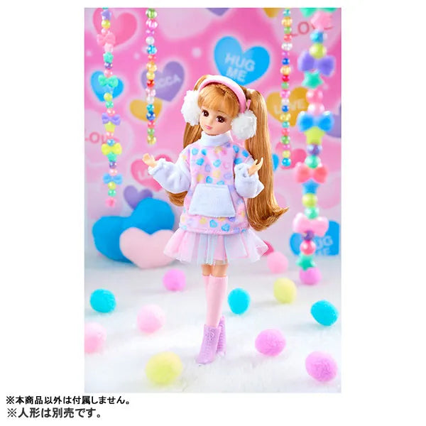 Licca-chan - Doll Clothes - LW-16 - Mokomoko Girly Code (Takara Tomy)ㅤ – Takara Tomy – ActionFigureBrasil