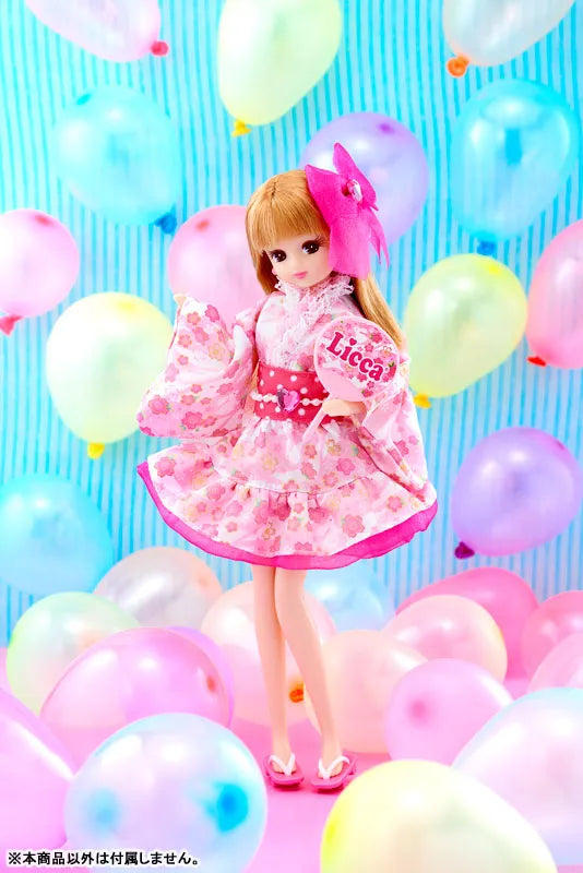 Licca-chan Dress - Omatsuri Pink (DOLL ACCESSORY)ㅤ – Takara Tomy – ActionFigureBrasil