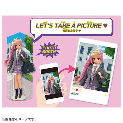 Licca-chan #Licca #Blue Spring Blazerㅤ – Takara Tomy – ActionFigureBrasil — embalagem