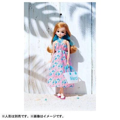 Licca-chan LW-13 Gingham Checker & Flower Swimsuit Setㅤ – Takara Tomy – ActionFigureBrasil — close