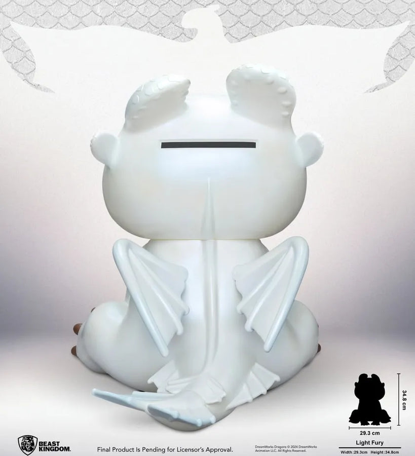 Light Fury Vinyl Piggy Bank – Beast Kingdom – ActionFigure Brasil