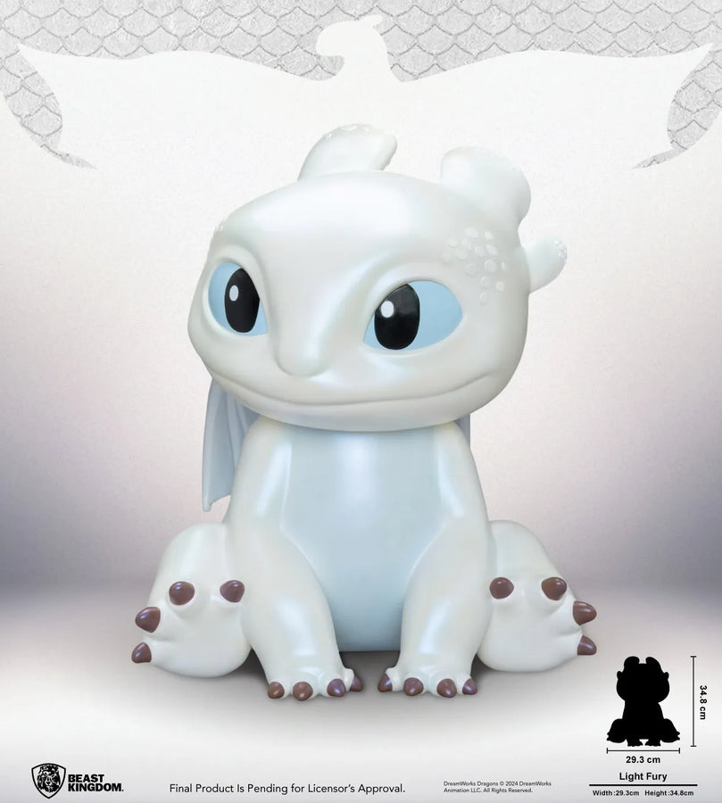 Light Fury Vinyl Piggy Bank – Beast Kingdom – ActionFigure Brasil