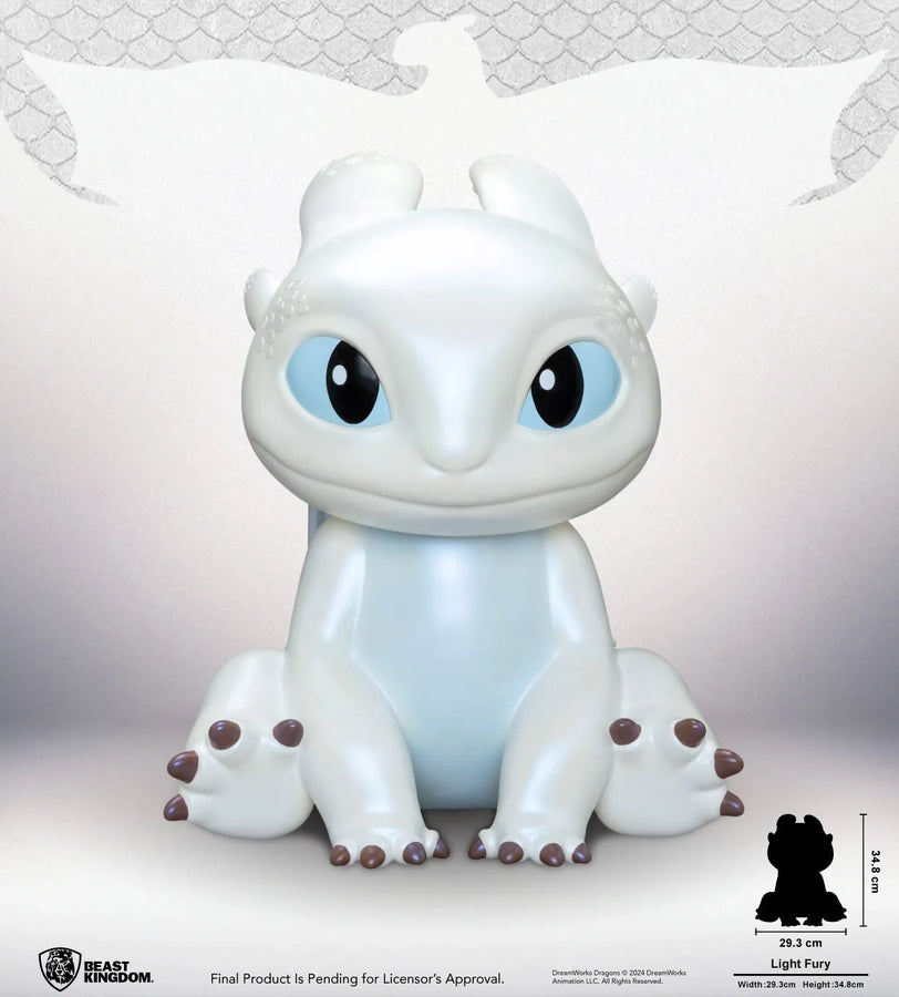 Light Fury Vinyl Piggy Bank – Beast Kingdom – ActionFigure Brasil
