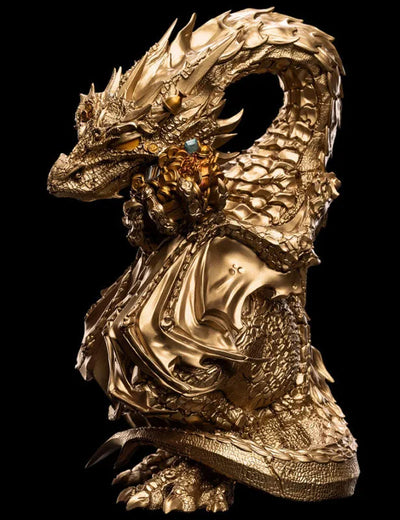 [Limited Edition] Mini Epics / The Hobbit: Smaug (Gold Ver.) PVCㅤ – Weta – ActionFigureBrasil — ângulo diferente