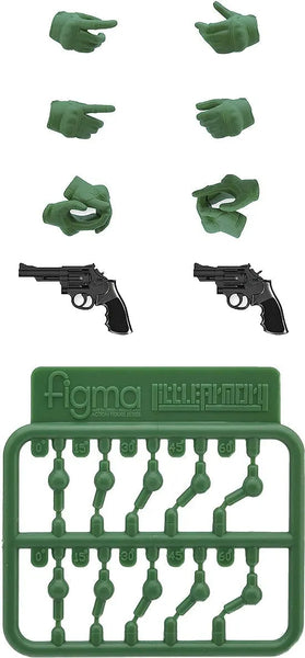 Little Armory (LA-OP07) - figma Tactical Glove 2 Revolver Set - Green (Tomytec)ㅤ – Tomytec – ActionFigureBrasil