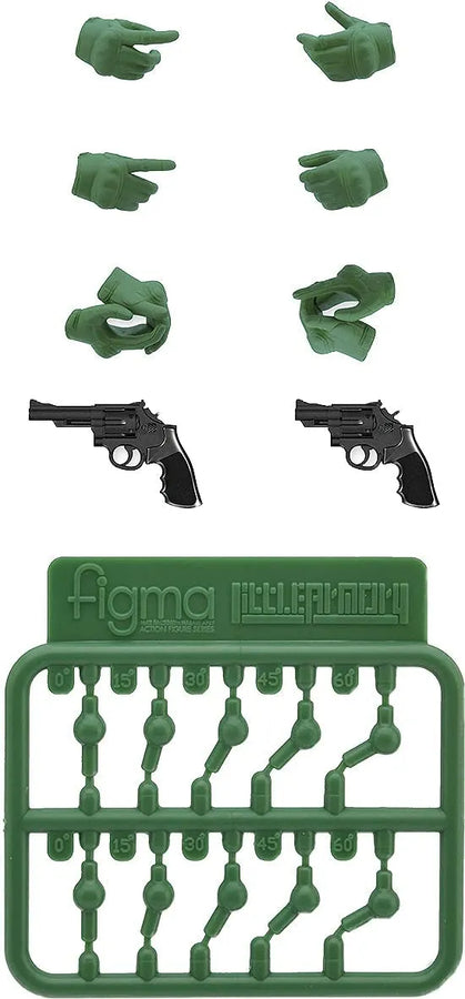Little Armory (LA-OP07) - figma Tactical Glove 2 Revolver Set - Green (Tomytec)ㅤ – Tomytec – ActionFigureBrasil