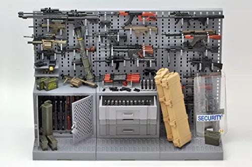 Little Armory LD006 - Gun Rack B - 1/12 (Tomytec)ㅤ – Tomytec – ActionFigureBrasil
