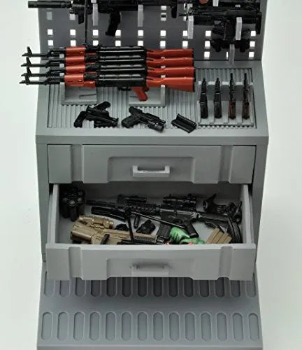 Little Armory LD006 - Gun Rack B - 1/12 (Tomytec)ㅤ – Tomytec – ActionFigureBrasil
