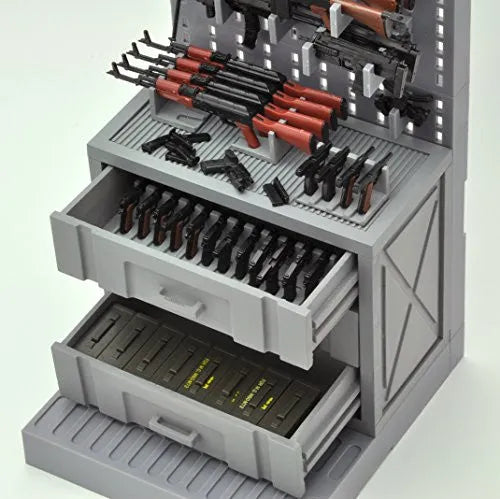 Little Armory LD006 - Gun Rack B - 1/12 (Tomytec)ㅤ – Tomytec – ActionFigureBrasil