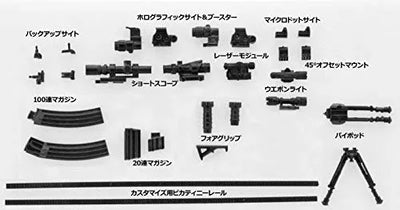 Little Armory LD020 - Guns Accessory A - 1/12 - 2025 Re-release (Tomytec)ㅤ – Tomytec – ActionFigureBrasil