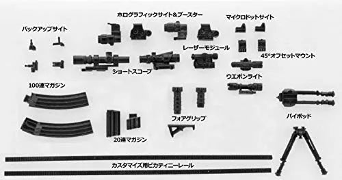 Little Armory LD020 - Guns Accessory A - 1/12 - 2025 Re-release (Tomytec)ㅤ – Tomytec – ActionFigureBrasil