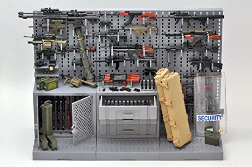 Little Armory - Little Armory LD008 - Gun Rack C - 1/12 (Tomytec)ㅤ – Tomytec – ActionFigureBrasil