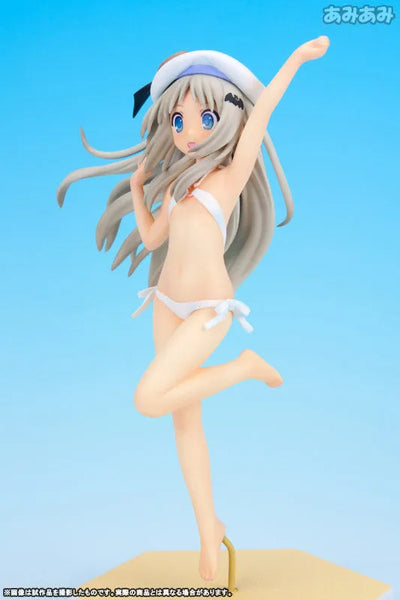 Little Busters! - Noumi Kudryavka - Beach Queens - 1/10 - Swimsuit ver. (Wave)ㅤ – Wave – ActionFigureBrasil — com base expositora