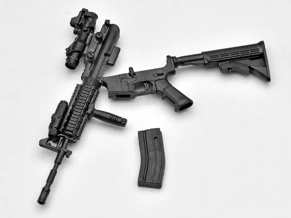 LittleArmory LA001 1/12 M4A1 Type Plastic Modelㅤ – Tomytec – ActionFigureBrasil