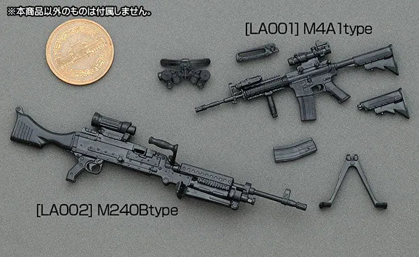 LittleArmory LA001 1/12 M4A1 Type Plastic Modelㅤ – Tomytec – ActionFigureBrasil