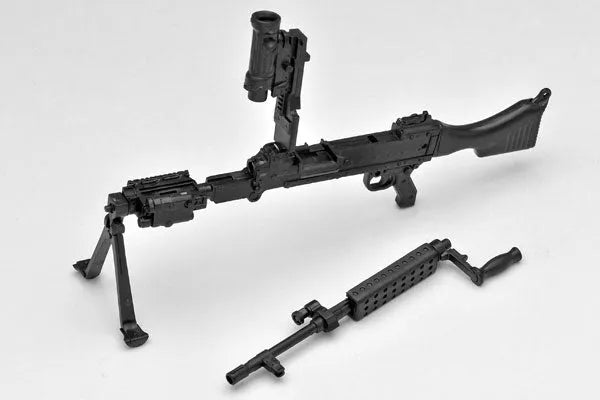 LittleArmory LA002 1/12 M240B Type Plastic Modelㅤ – Tomytec – ActionFigureBrasil