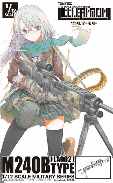 LittleArmory LA002 1/12 M240B Type Plastic Modelㅤ – Tomytec – ActionFigureBrasil
