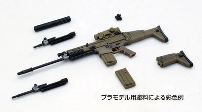 LittleArmory LA003 1/12 SCAR-H Type Plastic Modelㅤ – Tomytec – ActionFigureBrasil