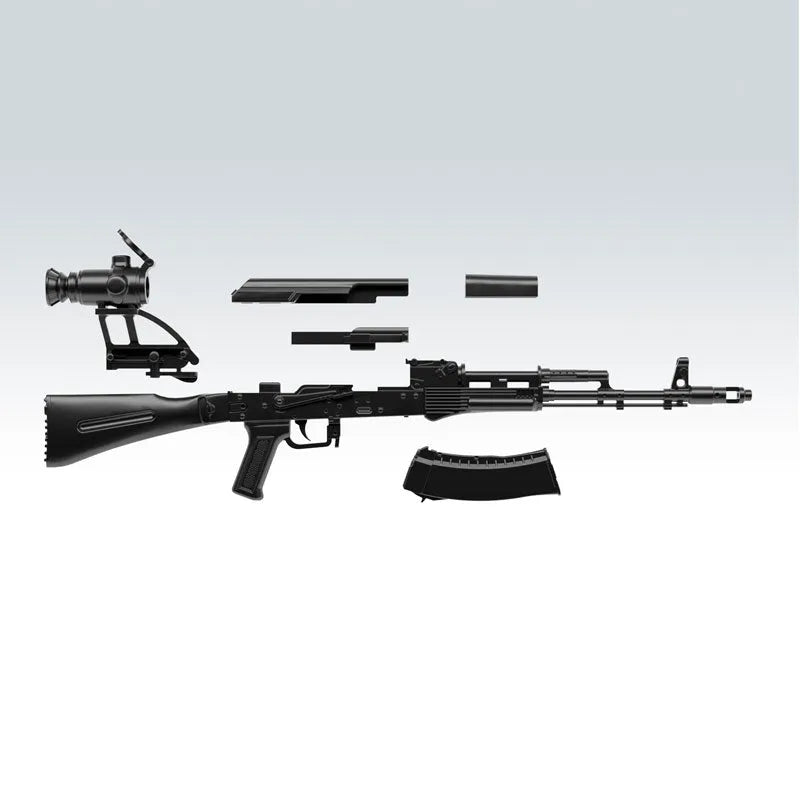 LittleArmory [LA060] AK74M Type 1/12 Plastic Modelㅤ – Tomytec – ActionFigureBrasil