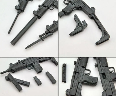 LittleArmory [LA084] SMG-UZ Type 1/12 Plastic Modelㅤ – Tomytec – ActionFigureBrasil — acessórios