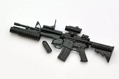 LittleArmory [LA100] M4A1 & M203 Type 2.0 1/12 Plastic Modelㅤ – Tomytec – ActionFigureBrasil