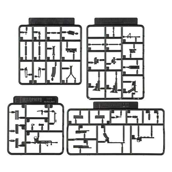 LittleArmory [LA100] M4A1 & M203 Type 2.0 1/12 Plastic Modelㅤ – Tomytec – ActionFigureBrasil