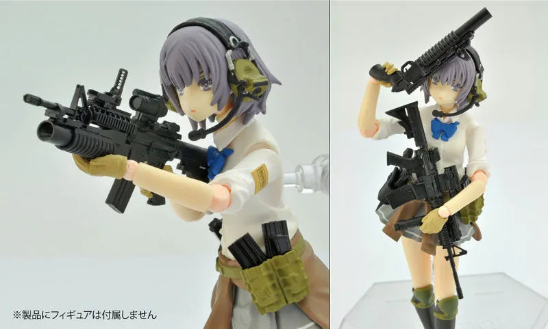 LittleArmory [LA100] M4A1 & M203 Type 2.0 1/12 Plastic Modelㅤ – Tomytec – ActionFigureBrasil