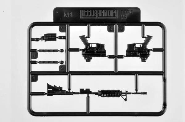 LittleArmory [LABC01] M4 Assault Rifle 1/12 Plastic Modelㅤ – Tomytec – ActionFigureBrasil