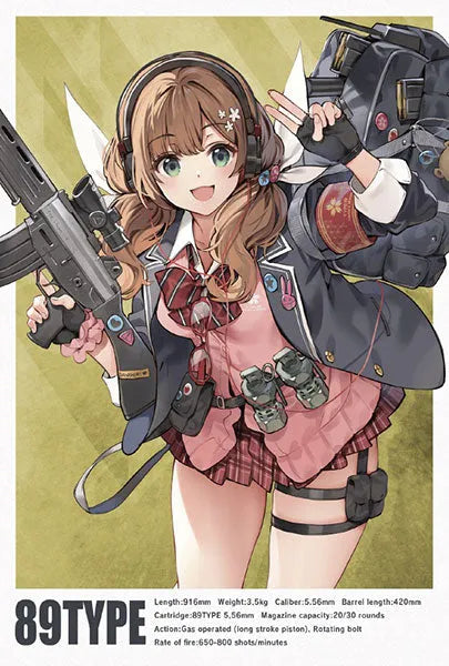 LittleArmory [LADF09] Girls' Frontline Type 89 Style 1/12 Plastic Modelㅤ – Tomytec – ActionFigureBrasil