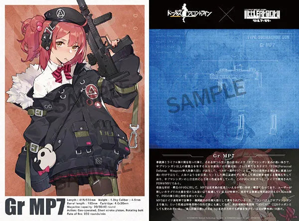 LittleArmory [LADF17] Girls' Frontline Gr MP7 Type 1/12 Plastic Modelㅤ – Tomytec – ActionFigureBrasil