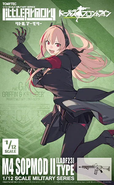LittleArmory [LADF23] Anime: Girls' Frontline M4 SOPMOD II Type 1/12 Plastic Modelㅤ – Tomytec – ActionFigureBrasil