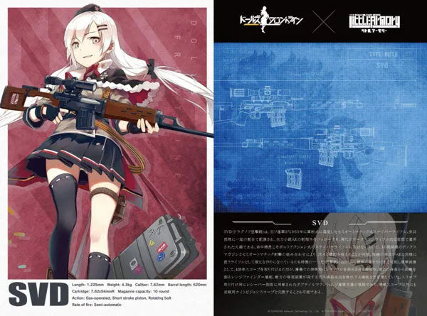 LittleArmory [LADF26] Girls' Frontline SVD Type 1/12 Plastic Modelㅤ – Tomytec – ActionFigureBrasil