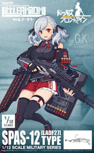 LittleArmory [LADF27] Girls' Frontline SPAS-12 Type 1/12 Plastic Modelㅤ – Tomytec – ActionFigureBrasil