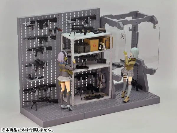 LittleArmory [LD018] Gun Rack D 1/12 Plastic Modelㅤ – Tomytec – ActionFigureBrasil