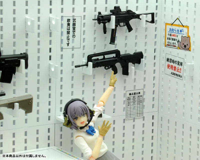 LittleArmory [LD027] Weapon Storeroom A 1/12 Plastic Modelㅤ – Tomytec – ActionFigureBrasil