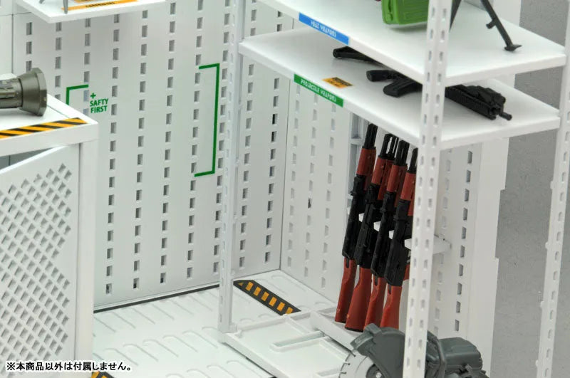 LittleArmory [LD027] Weapon Storeroom A 1/12 Plastic Modelㅤ – Tomytec – ActionFigureBrasil