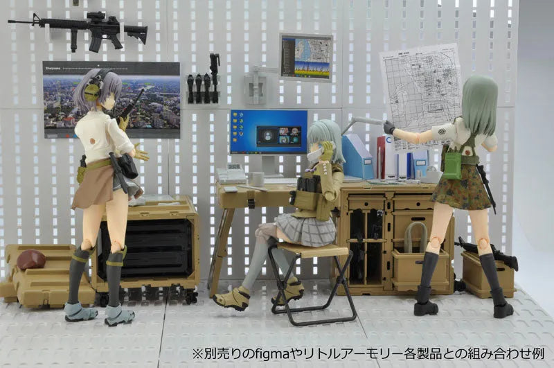 LittleArmory [LD039] Field Desk A2 1/12 Plastic Modelㅤ – Tomytec – ActionFigureBrasil