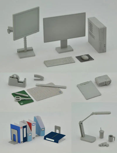 LittleArmory [LD040] Desk Work Tool A 1/12 Plastic Modelㅤ – Tomytec – ActionFigureBrasil — acessórios