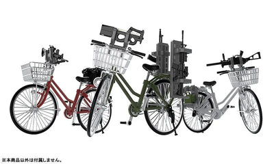 LittleArmory [LM005] School Bike (For Designated Defense School) Maroonㅤ – Tomytec – ActionFigureBrasil — close