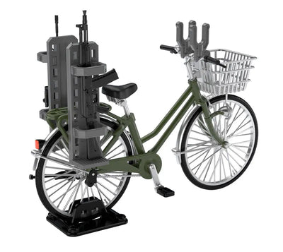 LittleArmory [LM007] School Bike (For Designated Defense School) Olive Drabㅤ – Tomytec – ActionFigureBrasil