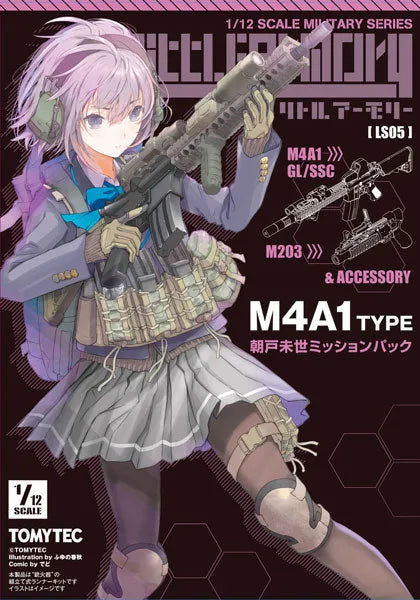 LittleArmory [LS05] M4A1 Miyo Asato Mission Packㅤ – Tomytec – ActionFigureBrasil