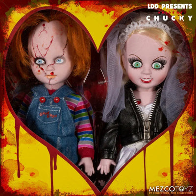 Living Dead Dolls / Child's Play Bride of Chucky: Chucky & Tiffany 2 Figures Setㅤ – Mezco – ActionFigureBrasil — acessórios
