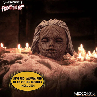 Living Dead Dolls/ Friday the 13th PART2: Jason Voorhees Deluxe Edition(Provisional Pre-order)ㅤ – Mezco – ActionFigureBrasil — com base expositora
