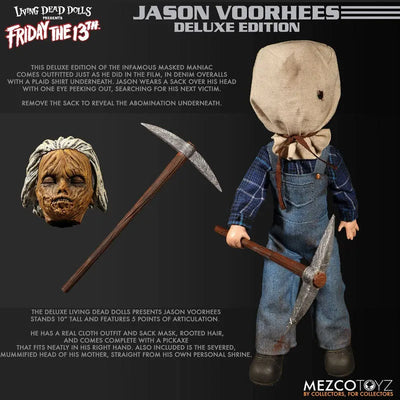 Living Dead Dolls/ Friday the 13th PART2: Jason Voorhees Deluxe Edition(Provisional Pre-order)ㅤ – Mezco – ActionFigureBrasil — iluminação de estúdio