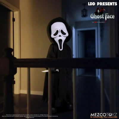 Living Dead Dolls/ Icon of Halloween Ghost Faceㅤ – Mezco – ActionFigureBrasil