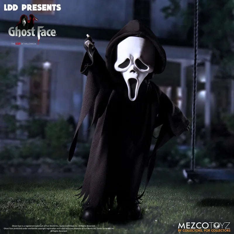 Living Dead Dolls/ Icon of Halloween Ghost Faceㅤ – Mezco – ActionFigureBrasil