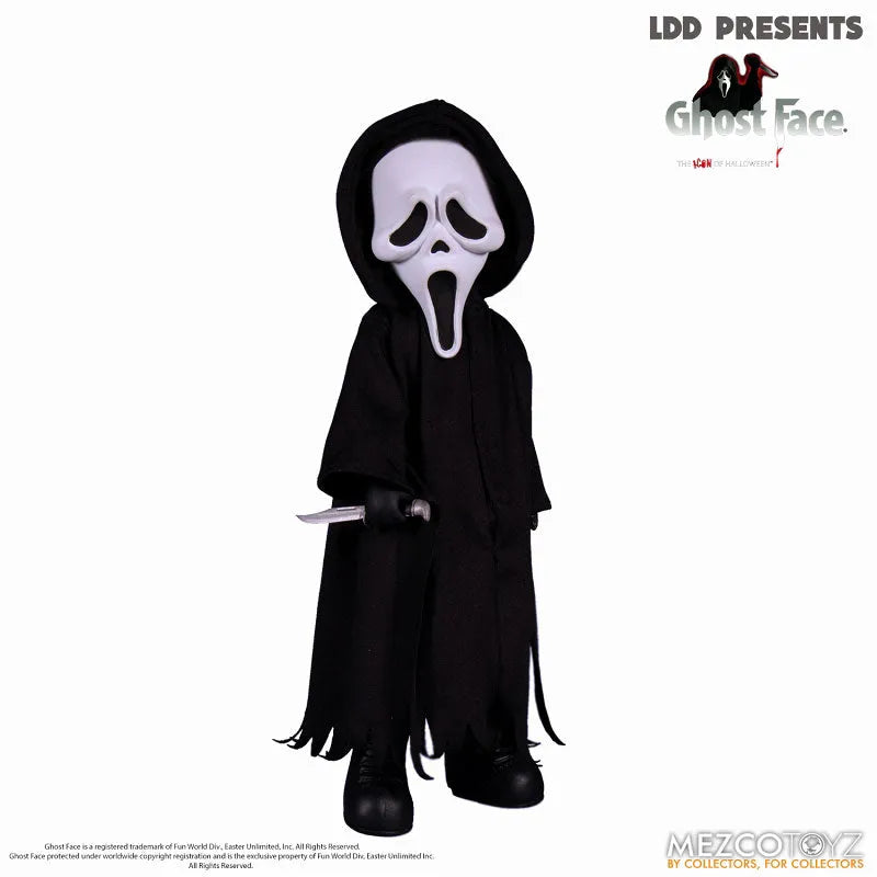 Living Dead Dolls/ Icon of Halloween Ghost Faceㅤ – Mezco – ActionFigureBrasil