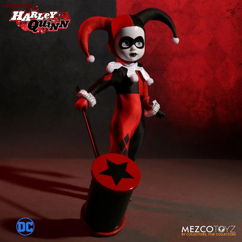 Living Dead Dolls - LDD presents DC Comics: Classic Harley Quinnㅤ – Mezco – ActionFigureBrasil